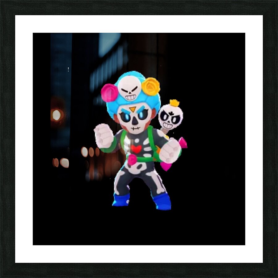 **Brawl Stars** is a popular mobile multiplayer online battle game Picture Frame print