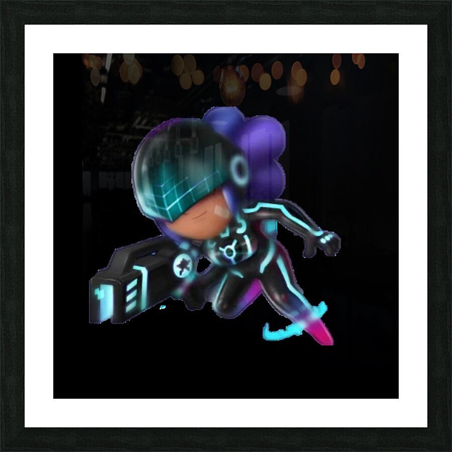 **Brawl Stars** is a popular mobile multiplayer Picture Frame print