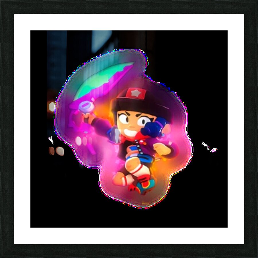 brawlstarsbrawler Picture Frame print