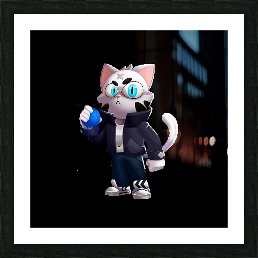 brawl stars Picture Frame print