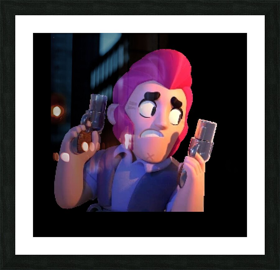 brawl stars Picture Frame print