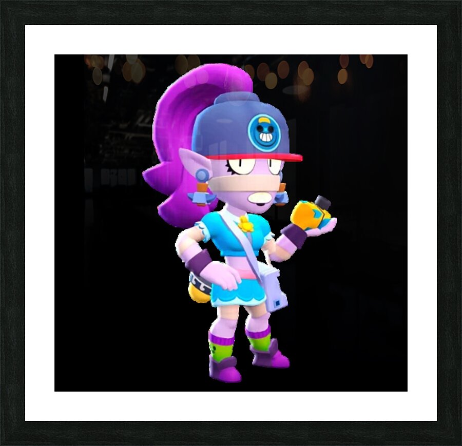 brawl stars Picture Frame print