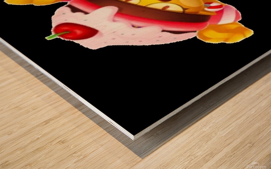 New Brawlers and Skins Wood print