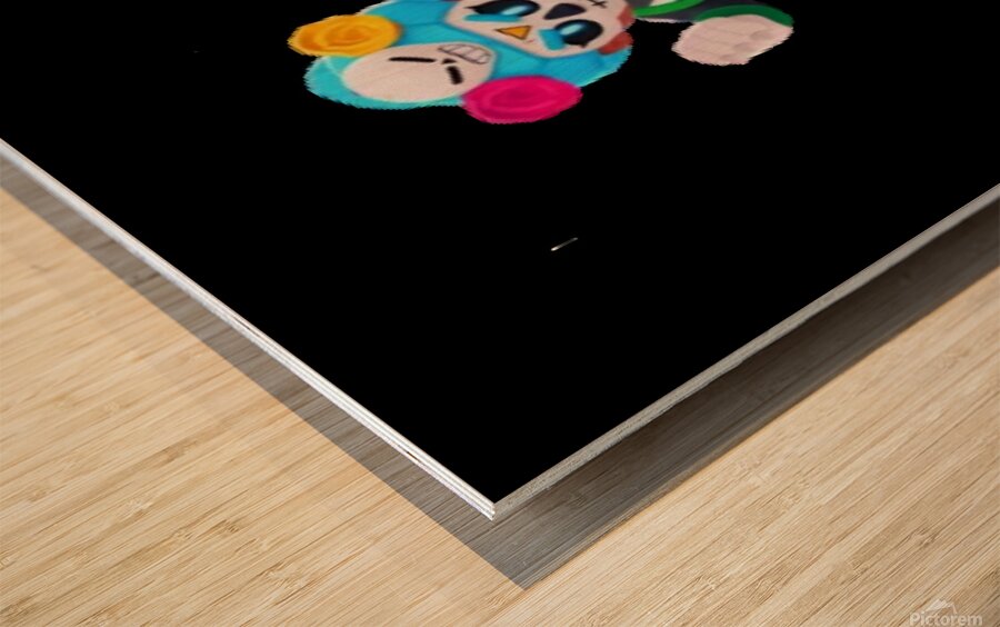 **Brawl Stars** is a popular mobile multiplayer online battle game Wood print