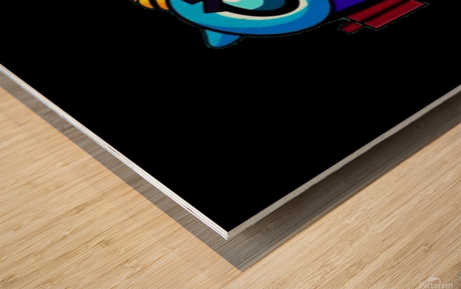 brawl stars Wood print