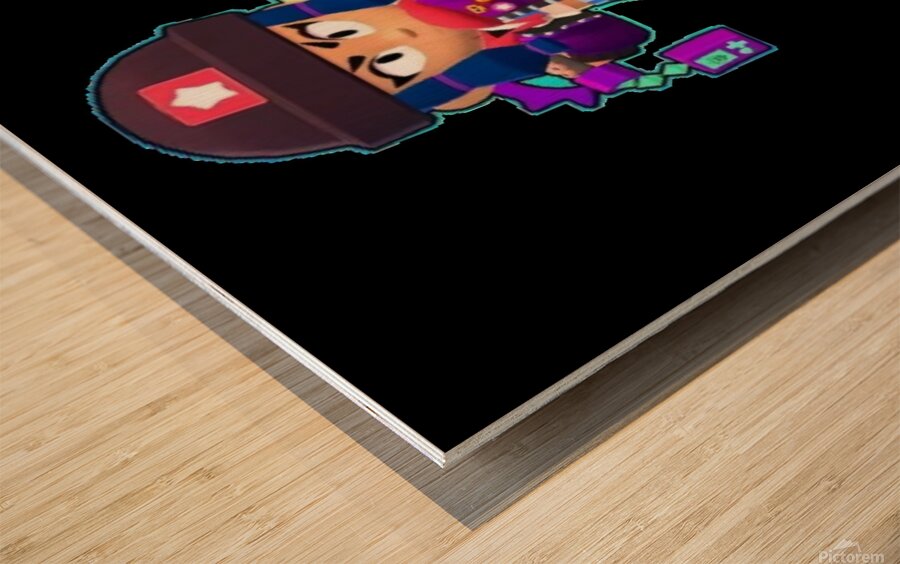 brawlstars Wood print