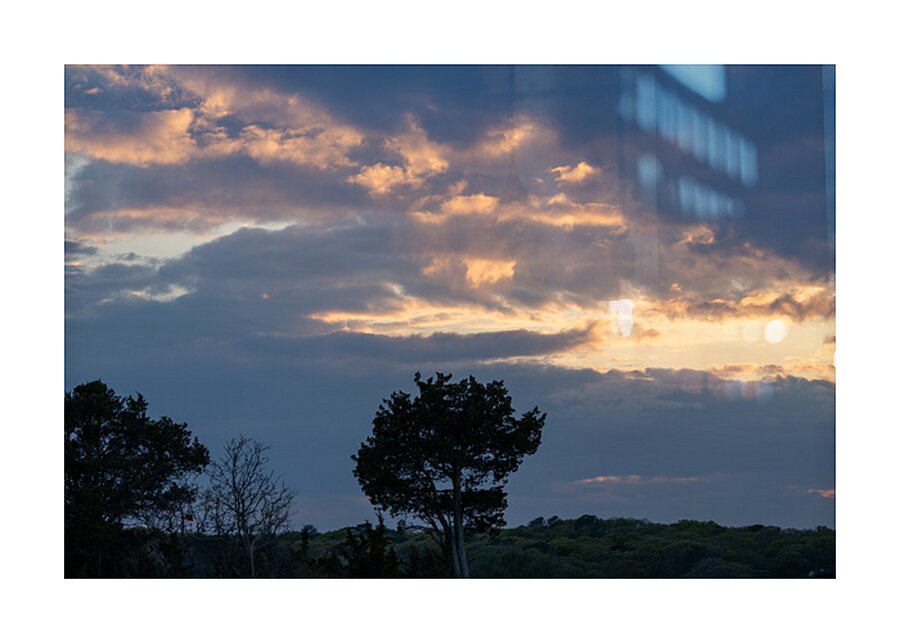 Sunset Clouds Landscape Photography Picture Frame print