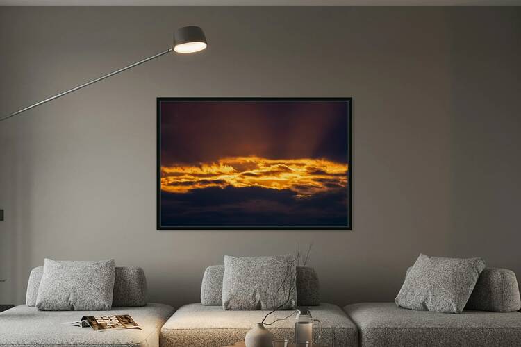 Sunset Clouds Sky Reproduction