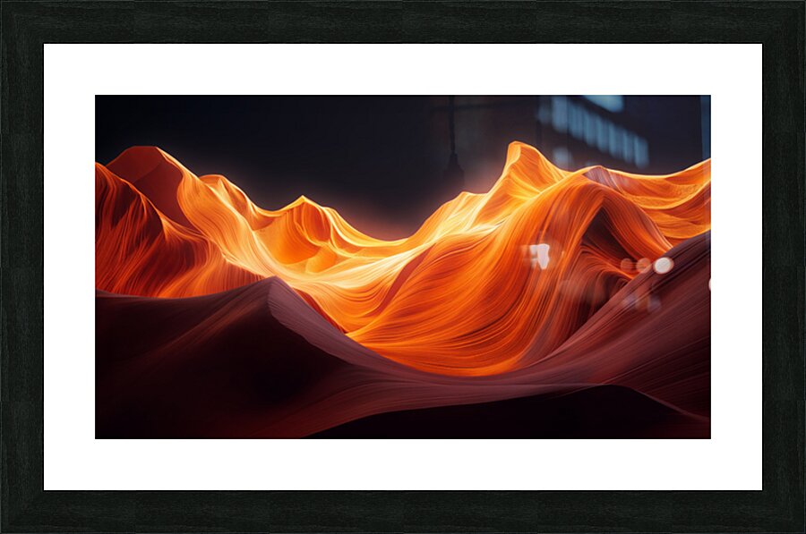 Sedona Wave Picture Frame Printing