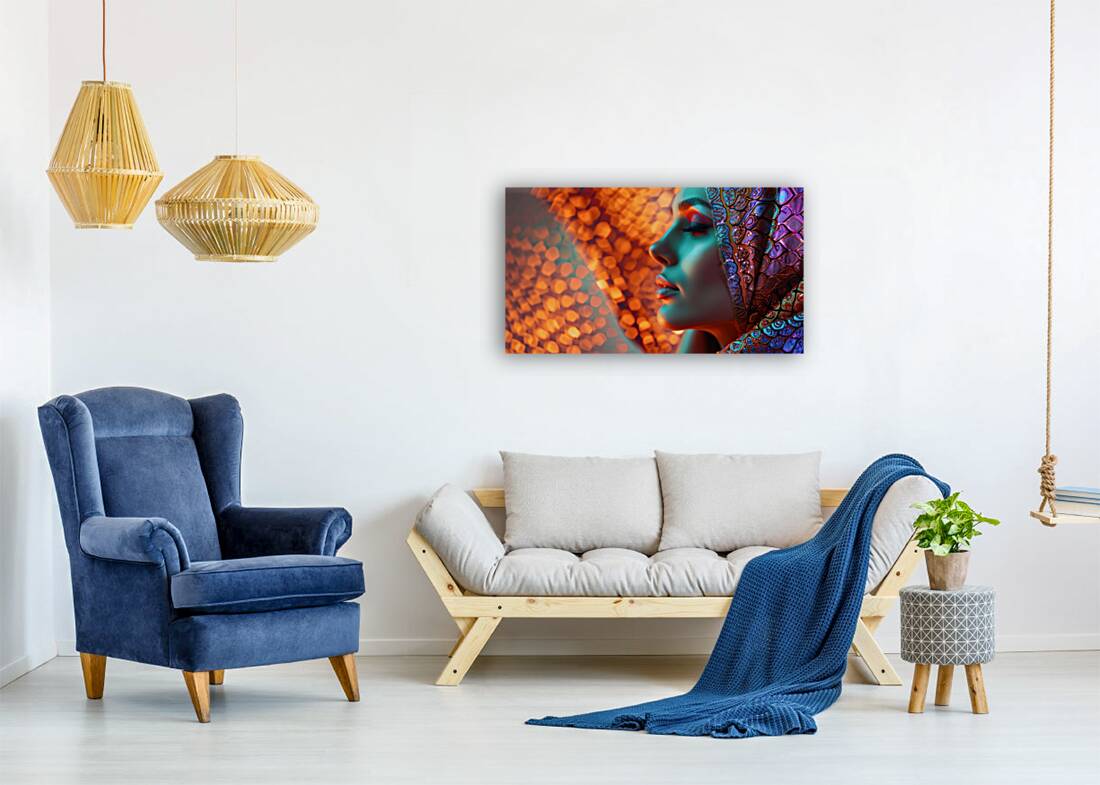 Lady In Scarf Reproduction