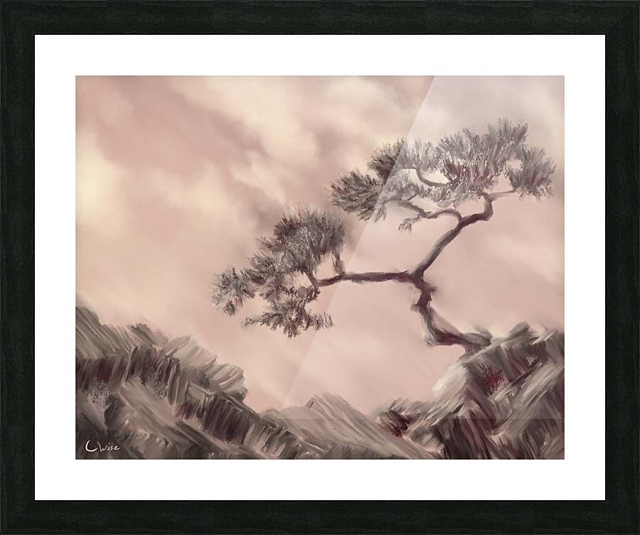 Twisted Pine Picture Frame print