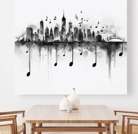 Melodic Horizons: A Skyline Symphony by WAIL BL