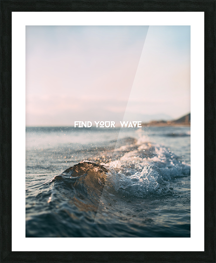 Wave Rolling Picture Frame Printing