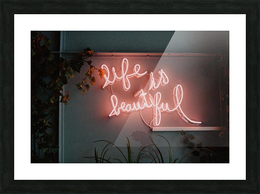 Beautiful Life Picture Frame Printing