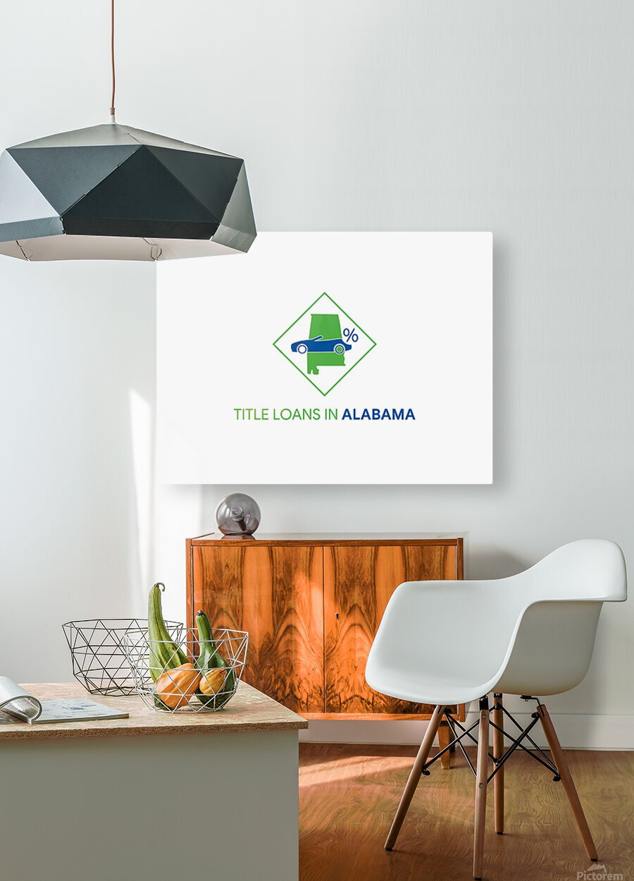 alabama HD Metal print with Floating Frame on Back