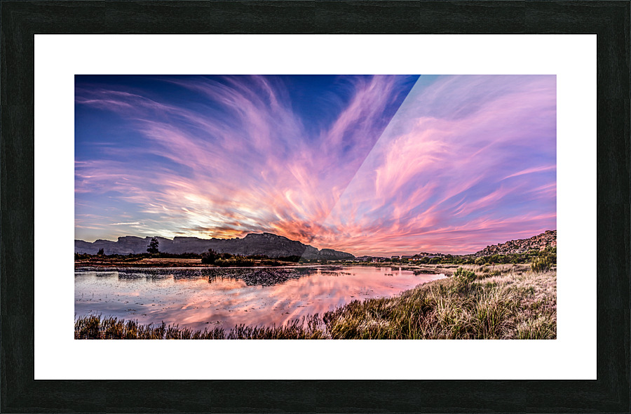 Cedarberg Sunset August 2018 Picture Frame print