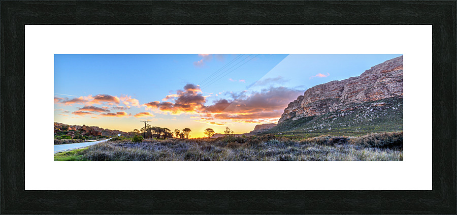 Sunset on Pakhuis II Picture Frame print