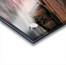 Seagull looking his Normandy Cliffs at Sunset Acrylic print