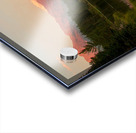 Banff Alberta Canada pond mountains Acrylic print