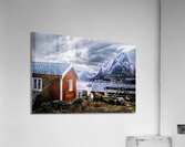 Reine Rorbu Mountain Landscape Acrylic Print