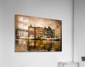 Amsterdam River Reflections at Sunset Acrylic Print