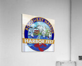 booth bay harbor fest sign Acrylic Print
