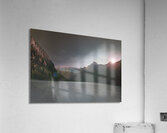 Canadian Banff Lake Louise Sunset Glow Acrylic Print