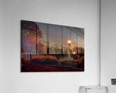 Chattanooga River Night Reflections Acrylic Print