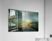 Yellowstone Hot Springs River Palette Acrylic Print