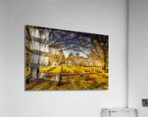 Old City Civil War Cemetery Christmas Wreaths Acrylic Print