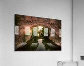 Nuremburg Two Medieval River Bridge Arches Acrylic Print