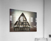 Blessed Humble Places Timbered Home Acrylic Print