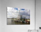 Mount Pleasant Shem Creek Shrimper Acrylic Print