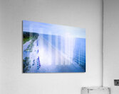 Royal Blue Beach Umbrellas  Acrylic Print