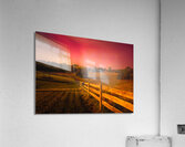 Leading the Way to Farm Aurora Acrylic Print