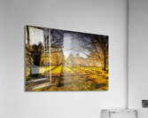 Old City Civil War Cemetery Christmas Wreaths Acrylic Print