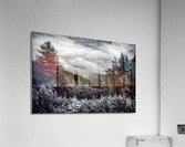 Tennessee Mountains Perfection in Black and white Acrylic Print