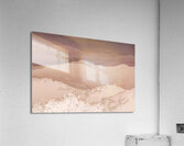 Smoky Mountains Silhouettes in Reverse Acrylic Print