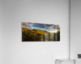 Blue Ridge Parkway Panorama Overlook in Autumn Acrylic Print