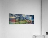 Nova Levente Hotel Val di Fassa Landscape Acrylic Print