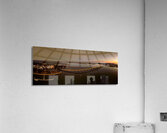 Beaufort Richsrd Woods Swing Bridge at Sunset Acrylic Print