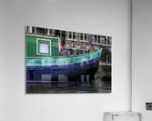 Amsterdam Canal Boat Acrylic Print