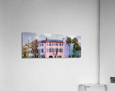Charleston Rainbow Row Acrylic Print