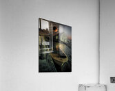 Delmarva Fishing Village at Night Acrylic Print