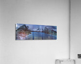 Winter Lofoten Reine Fjord Acrylic Print