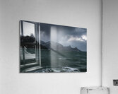 Lofoten Gale Wind sand Rocky Coastline Acrylic Print