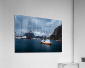 Sakrisoya Olnilsoya Hamnoya  in Winter Acrylic Print