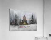 Norwegian Merry Christmas Acrylic Print