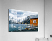 All About the View from the Ochre Rorbu Acrylic Print