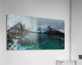 Lofoten Road Fjord Panorama Acrylic Print